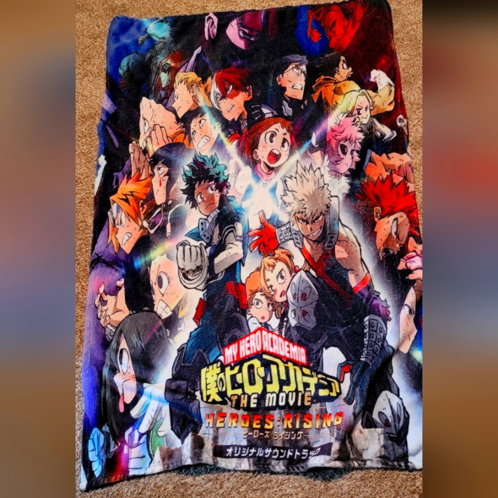 My hero academia fleece blanket